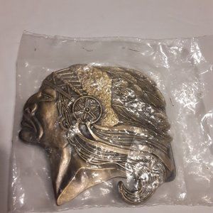 Indian Chief Men's Belt Buckle NIB